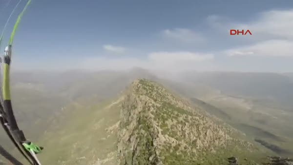 Yamaç paraşütü yapanlara PKK ateş açtı!
