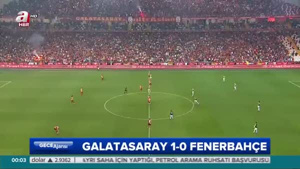 Galatasaray: 1- Fenerbahçe: 0 (Özet)