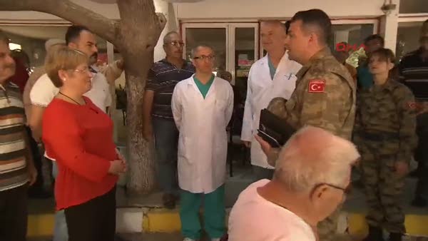 İzmir tatbikat için kurulan Sahra Hastanesi'nde yöre halkına da hizmet verdi
