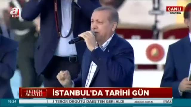 Cumhurbaşkanı Erdoğan'dan anlamlı şiir...