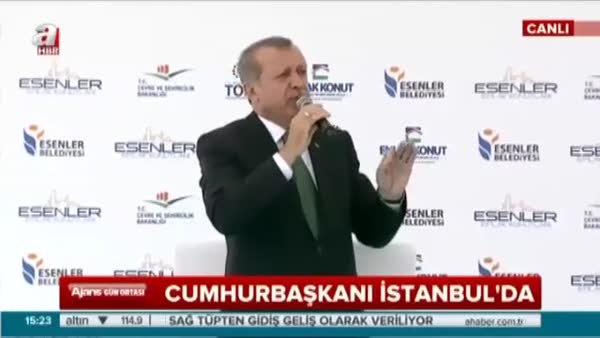 Erdoğan Kentsel Dönüşüm Konutlar Teslim töreninde konuştu!