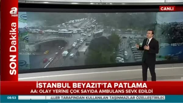 İstanbul Vezneciler'de patlama
