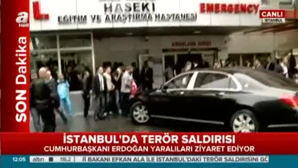 Cumhurbaşkanı Erdoğan yaralıları ziyaret ediyor