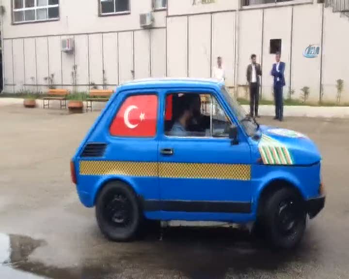 Giresun’da öğrencilerden yerli elektrikli otomobil