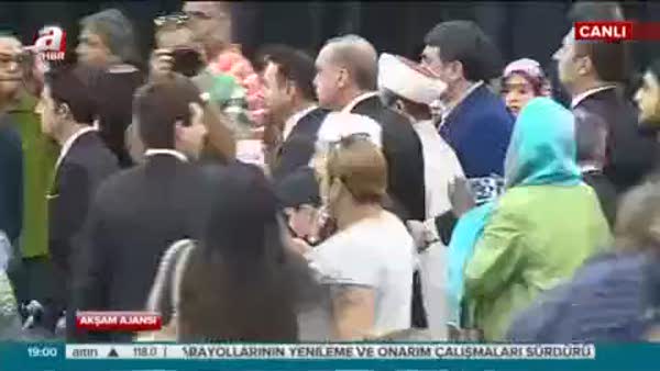 Cumhurbaşkanı Erdoğan Muhammed Ali'nin cenaze töreninde