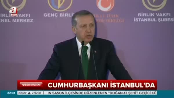 Cumhurbaşkanı Erdoğan: Dünya onlara sırtını çevirirken Türkiye seferber oldu