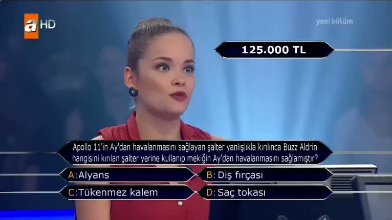 Türkiye’nin konuştuğu kız 125 bin TL kazandı