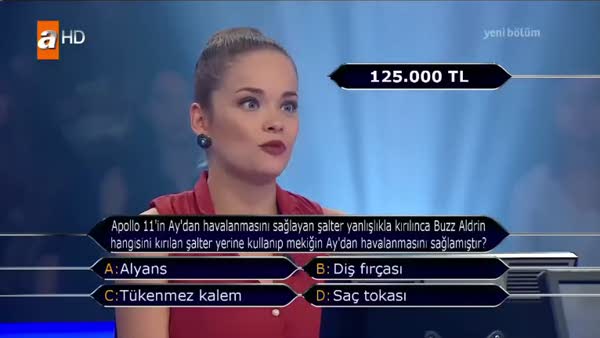 Türkiye'nin konuştuğu kız 125 bin TL kazandı