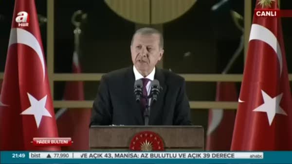 Cumhurbaşkanı Erdoğan'dan önemli açıklamalar...