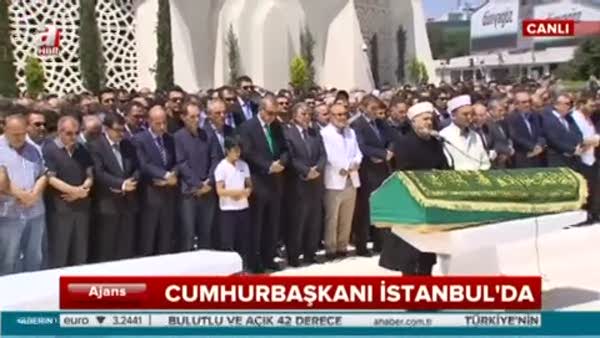 Erdoğan Ali Karaalioğlu'nun cenaze töreninde