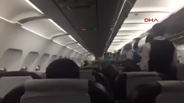 Uçakta kaptan pilottan saldırı anonsu