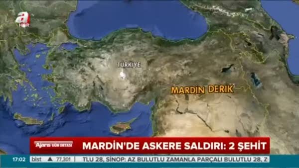 Mardin'de askeri araca bombalı saldırı