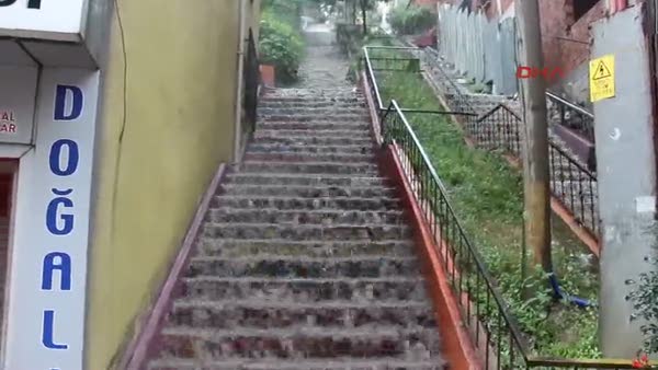Zonguldak'ta yağmur etkili oldu