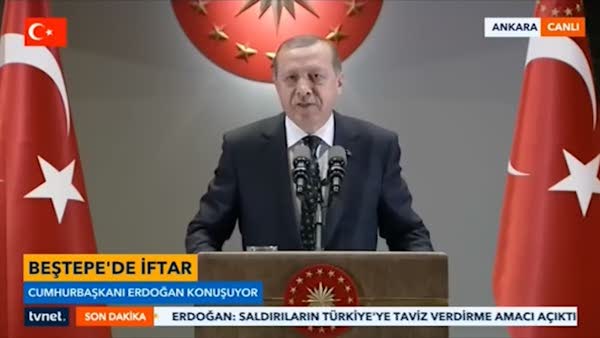 Erdoğan, Zumer Suresi'yle seslendi