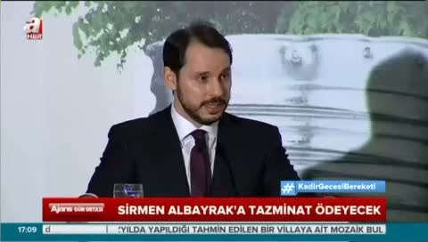 Sefa Sirmen Enerji ve Tabii Kaynaklar Bakanı Berat Albayrak'a tazminat ödeyecek!