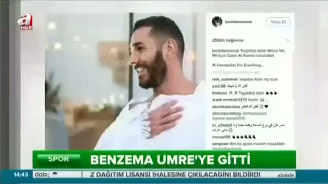 Karim Benzema kutsal topraklarda