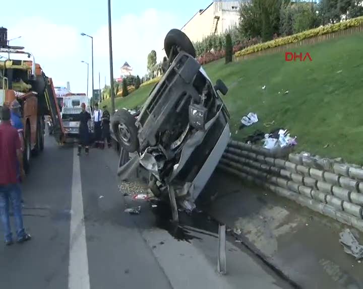 TEM'deki zincirleme kaza yoğunluğa neden oldu