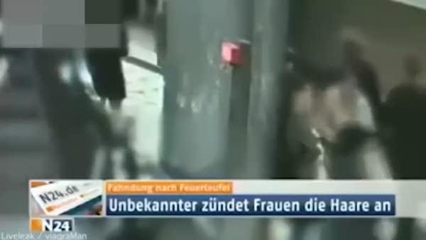 Berlin metrosunda kundakçı dehşeti