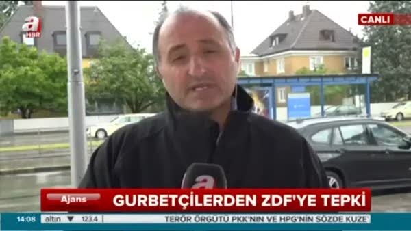 Gurbetçilerden ZDF'ye tepki!