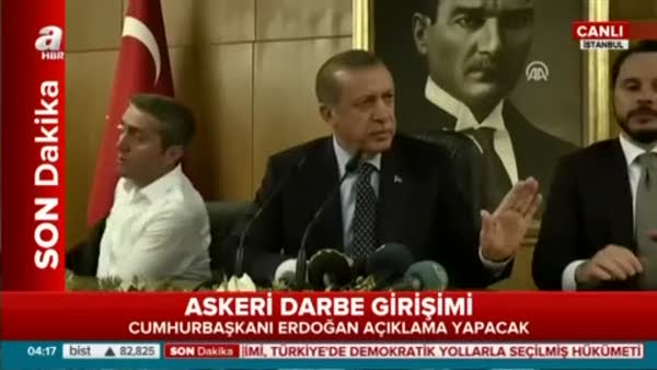 Erdoğan: Bizler görevimizin başındayız