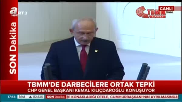 CHP Lideri Kemal Kılıçdaroğlu TBMM'de Genel Kurul'da konuştu