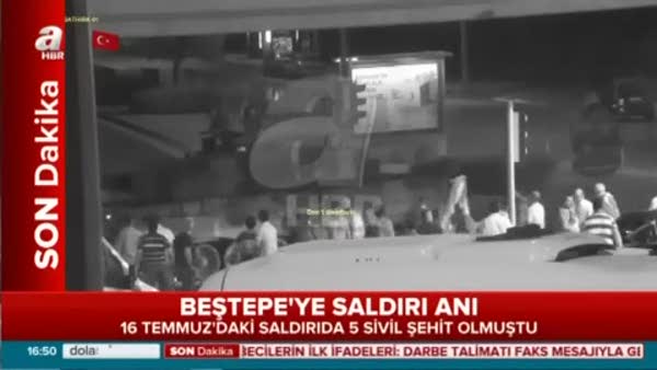 Ankara'daki tank hücumunu vatandaşlar püskürttü!