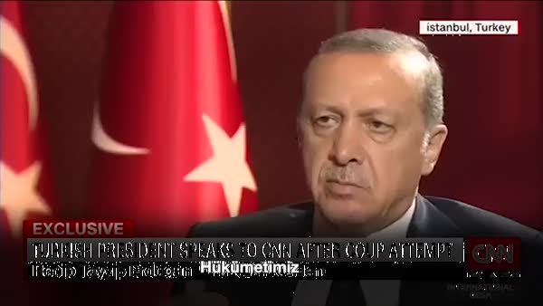 Cumhurbaşkanı Erdoğan CNN International'a konuştu