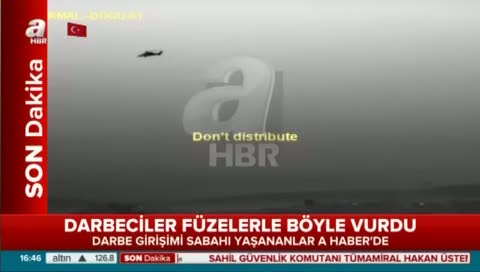 Beştepe'ye saldırı anı kamerada!