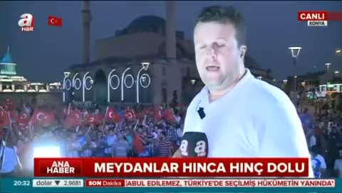 Konya'da meydanlar hınca hınç doldu!