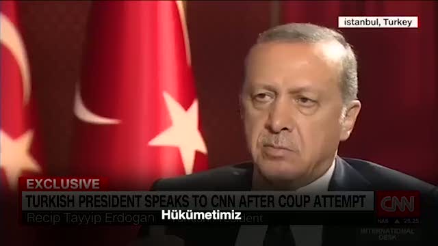 Cumhurbaşkanı Erdoğan CNN International'a konuştu