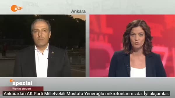 AK Partili Yeneroğlu'ndan ZDF'ye ayar