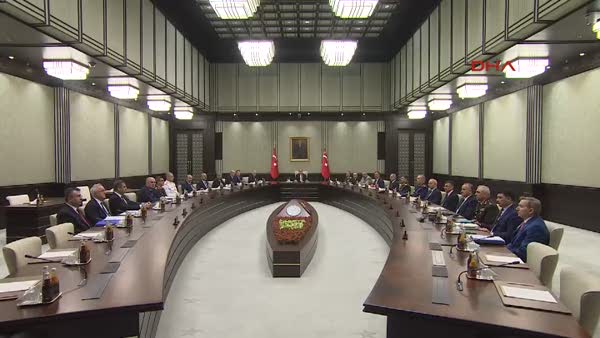 Cumhurbaşkanı Sarayı'nda MGK ve Bakanlar Kurulu Toplantısı