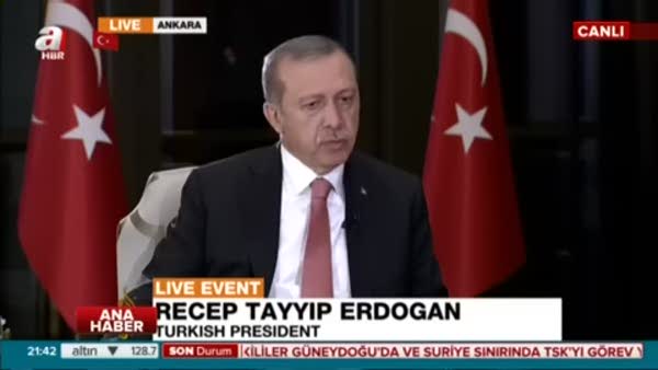 Cumhurbaşkanı Erdoğan Al Jazeera kanalına konuştu