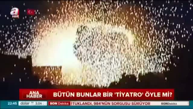 Bütün bunlar bir 'tiyatro' öyle mi?