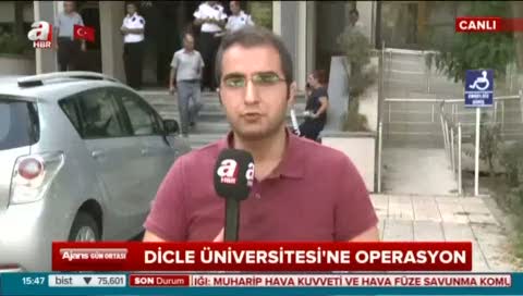 Dicle Üniversitesi'nde arama!