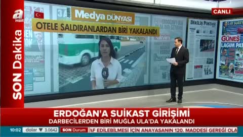 Erdoğan'ın kaldığı otele saldıran hain askerlerden biri yakalandı