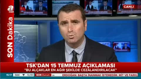 TSK'dan 15 Temmuz açıklaması