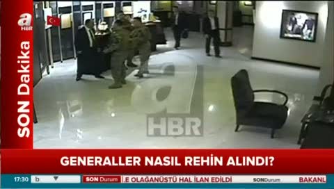 Hain darbeciler 10 generali böyle tutuklamış!