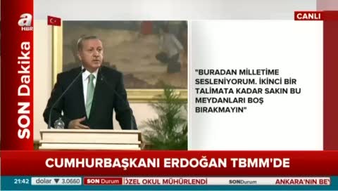 Erdoğan: Ne kadar etabınız varsa hepsiyle beraber gelin