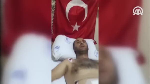 Tank altında kalan vatandaştan Cumhurbaşkanı Erdoğan'a mesaj