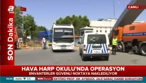 Hava Harp Okulu'nda operasyon!