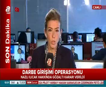 Nazlı Ilıcak'a gözaltı kararı