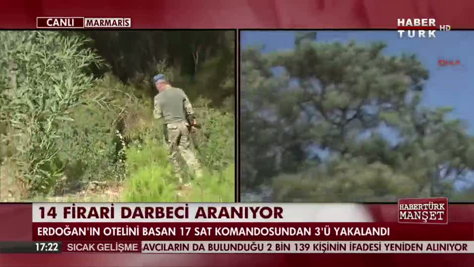 Darbeci asker canlı yayında böyle yakalandı!