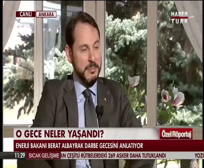 Enerji Bakanı Berat Albayrak darbe girişimi gecesini anlattı!