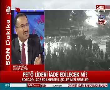 Bakan Bozdağ: Gülen her an kaçabilir