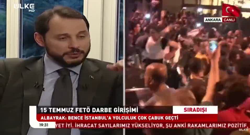 Albayrak: 50 metre üstümüzde F-16'lar uçuyordu