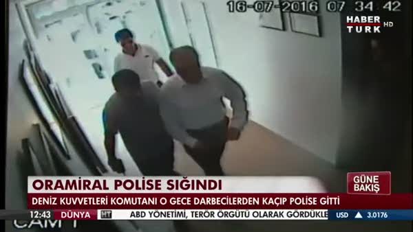 Oramiral Bülent Bostanoğlu polise sığındı