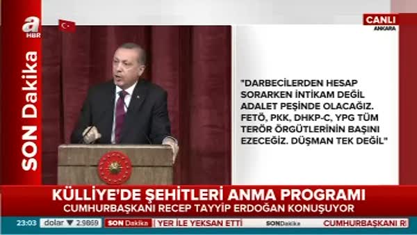 Cumhurbaşkanı Erdoğan: Hükümetin yapacağı şey, bu talebi alıp parlamentoya taşımaktır