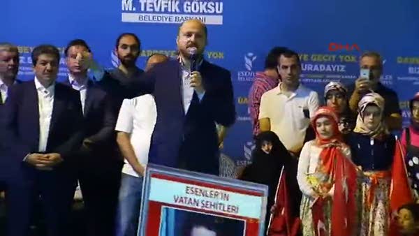 Bilal Erdoğan Esenler'de vatandaşlara seslendi