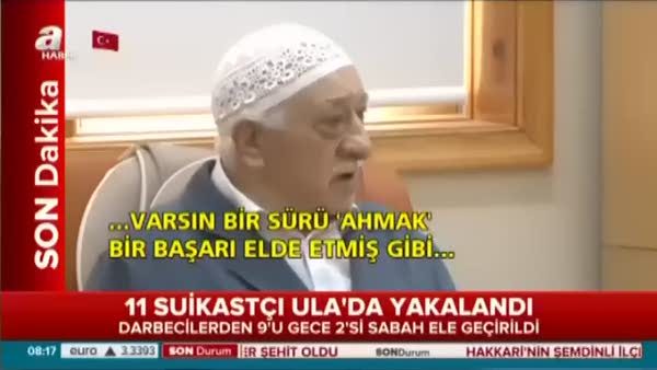 Teröristbaşı Fethullah Gülen'den skandal açıklama